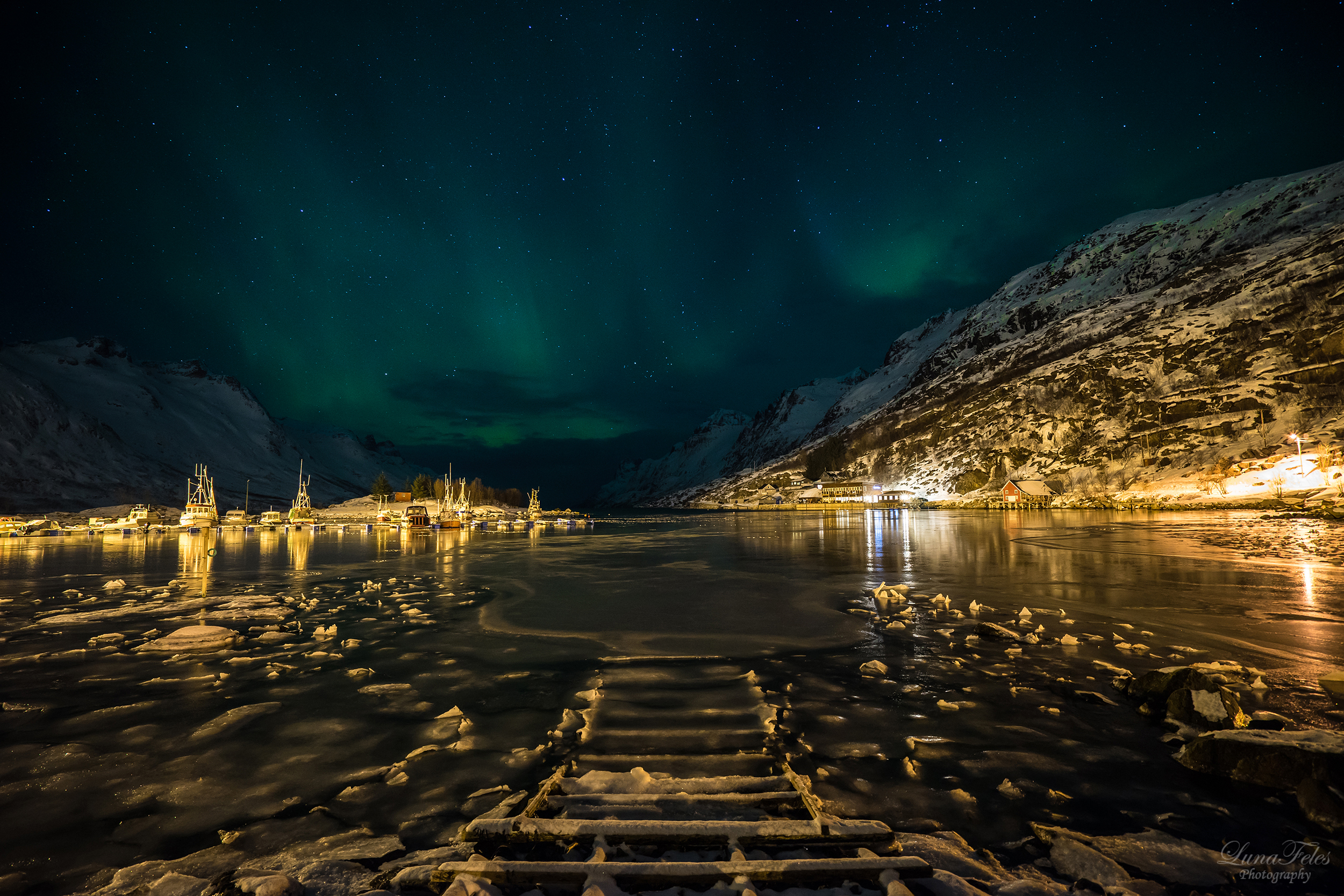 Polarlicht in Ersfjord